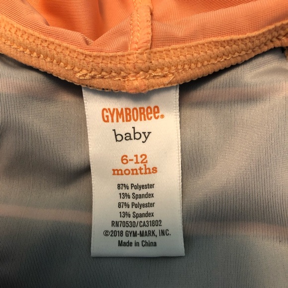 Baby Shark One-piece Rashguard Infant Swimsuit - Picture 2 of 3